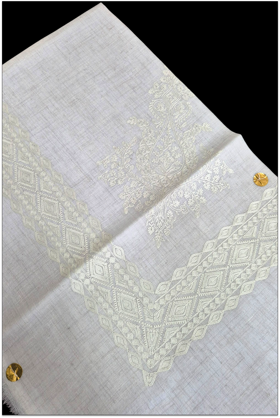 Aurevian — Pashmina Hook Embroidered Shawl