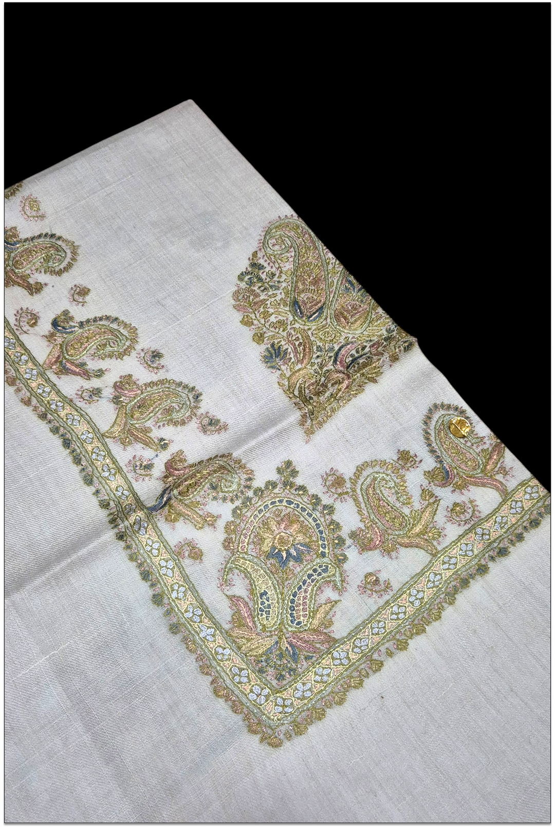 Zayrane — Premium Hand-Embroidered Pashmina Shawl