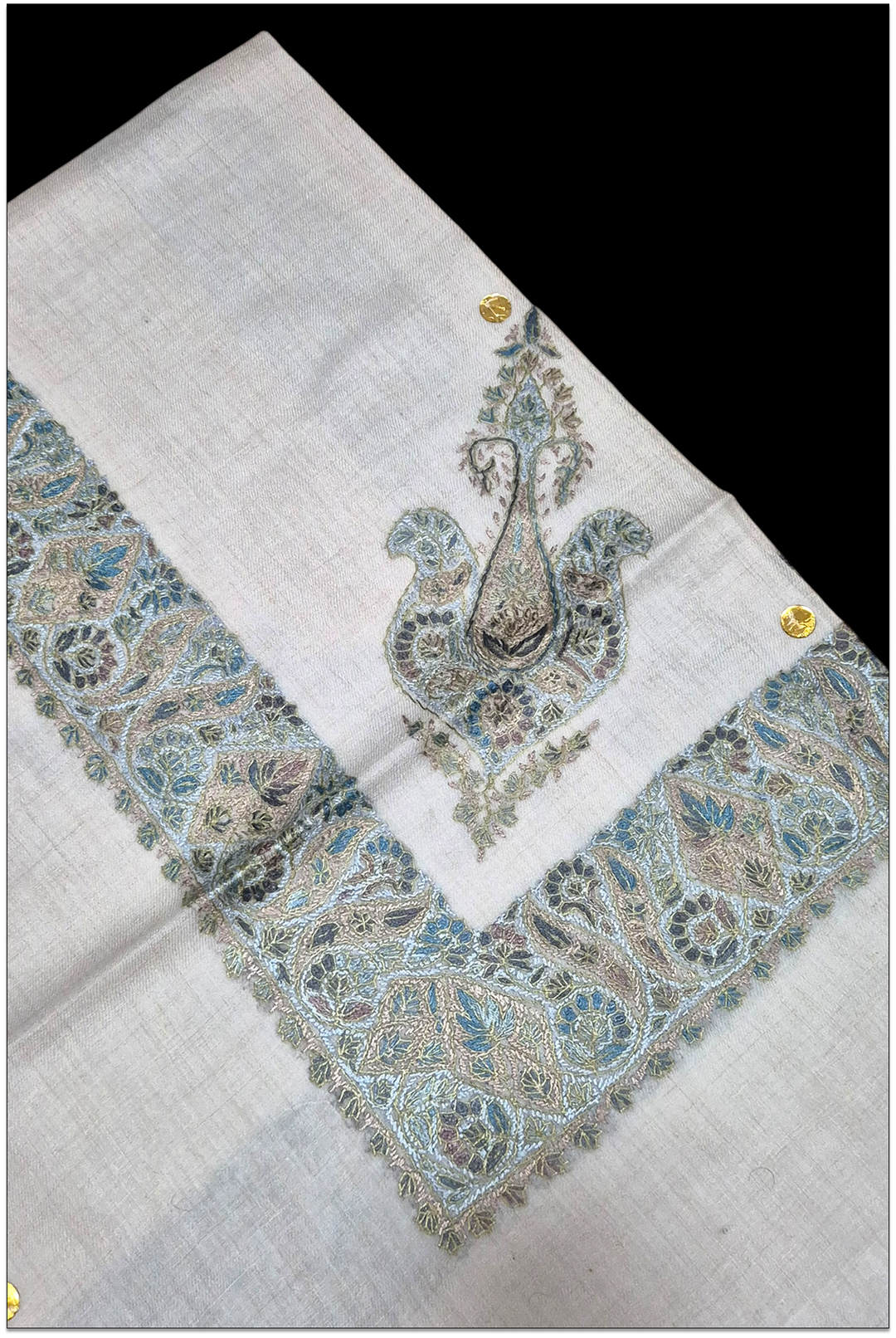 Zaydrien — Premium Hand-Embroidered Pashmina Shawl