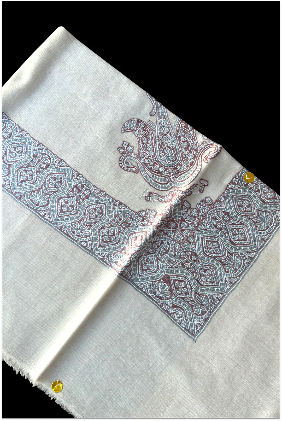 Veylisse — Premium Hand-Embroidered Pashmina Shawl
