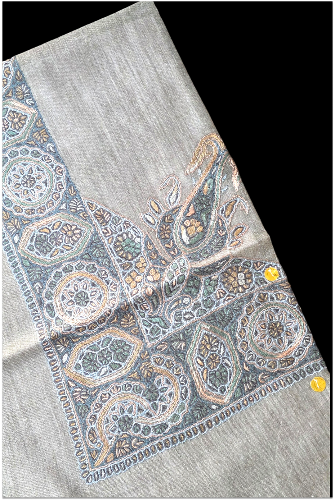 Aspen – Silver Heritage Pashmina Shawl