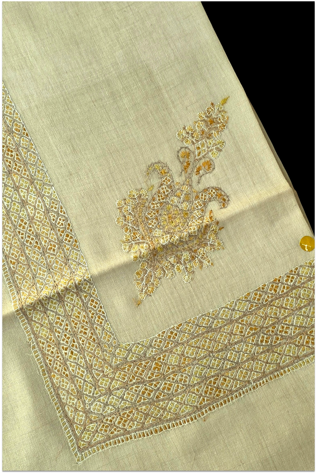 Aurelia – Champagne Gold Pashmina Shawl